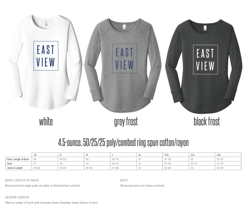 Eastview Long Sleeve Triblend Tunic