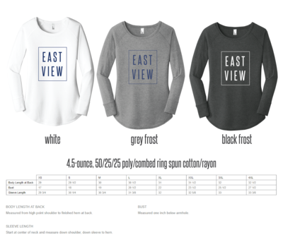 Eastview Long Sleeve Triblend Tunic