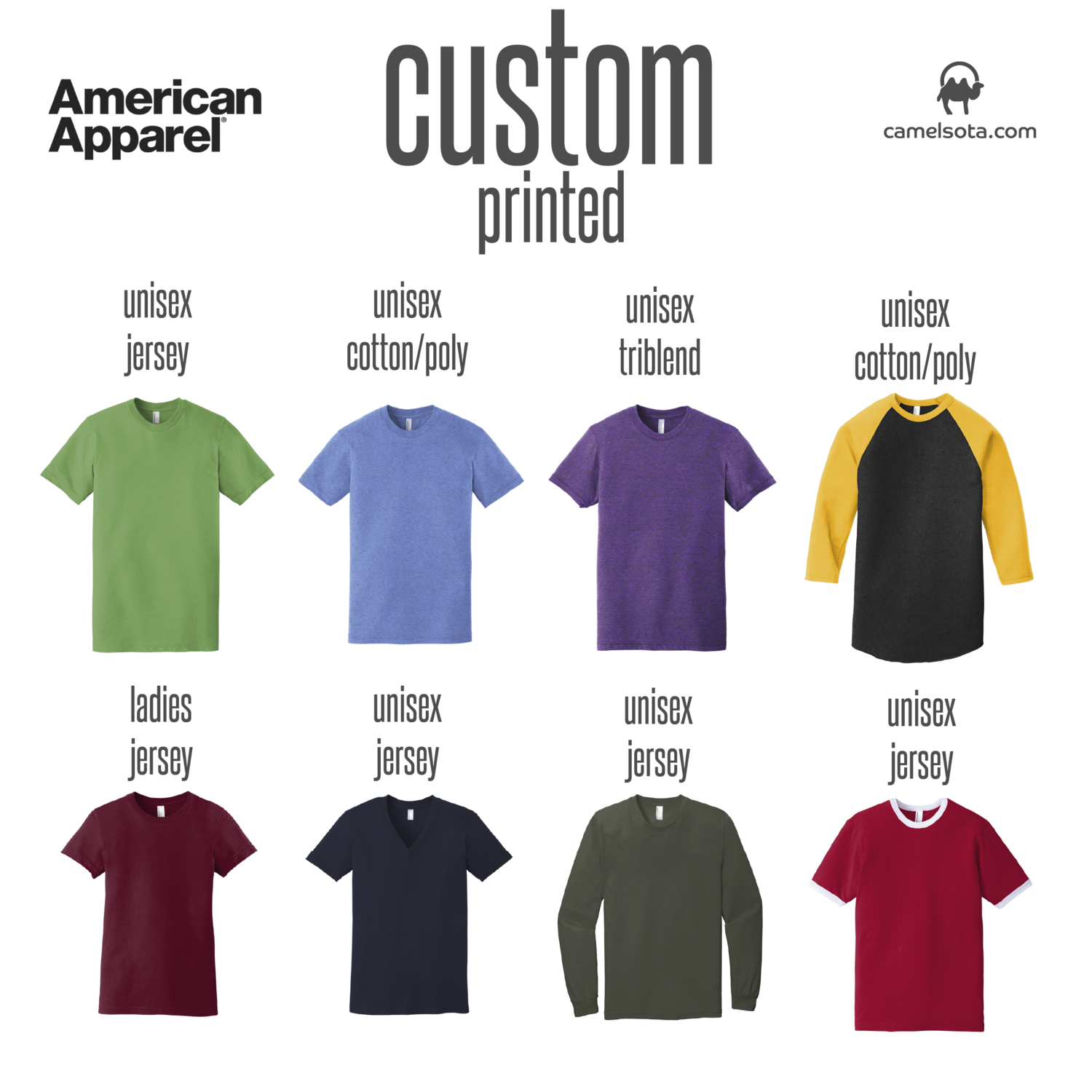 Custom american apparel t shirts Clearance