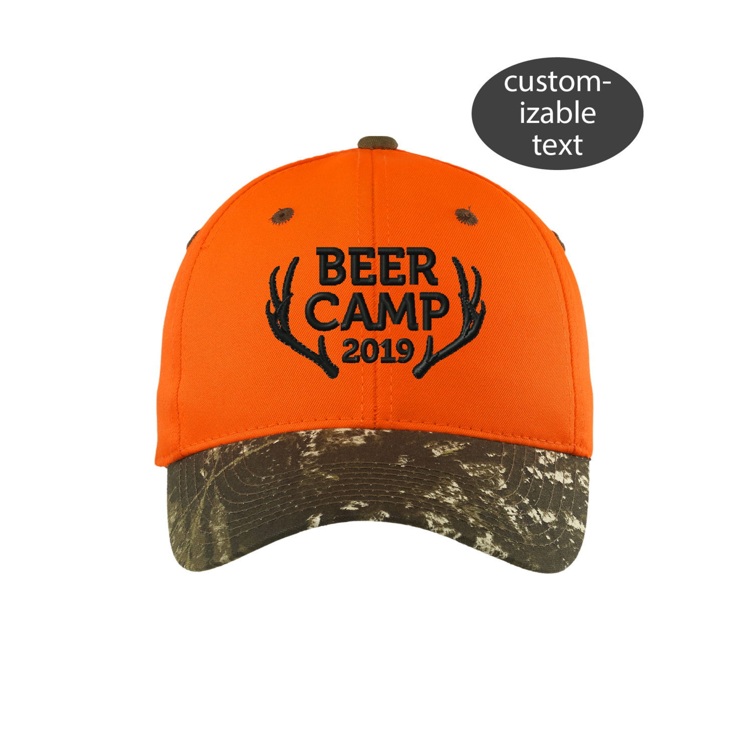 Embroidered Hunting Group Party Hat, Beer Camp Hat