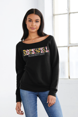 BELLA+CANVAS ® Women’s Wide-Neck Sweatshirt