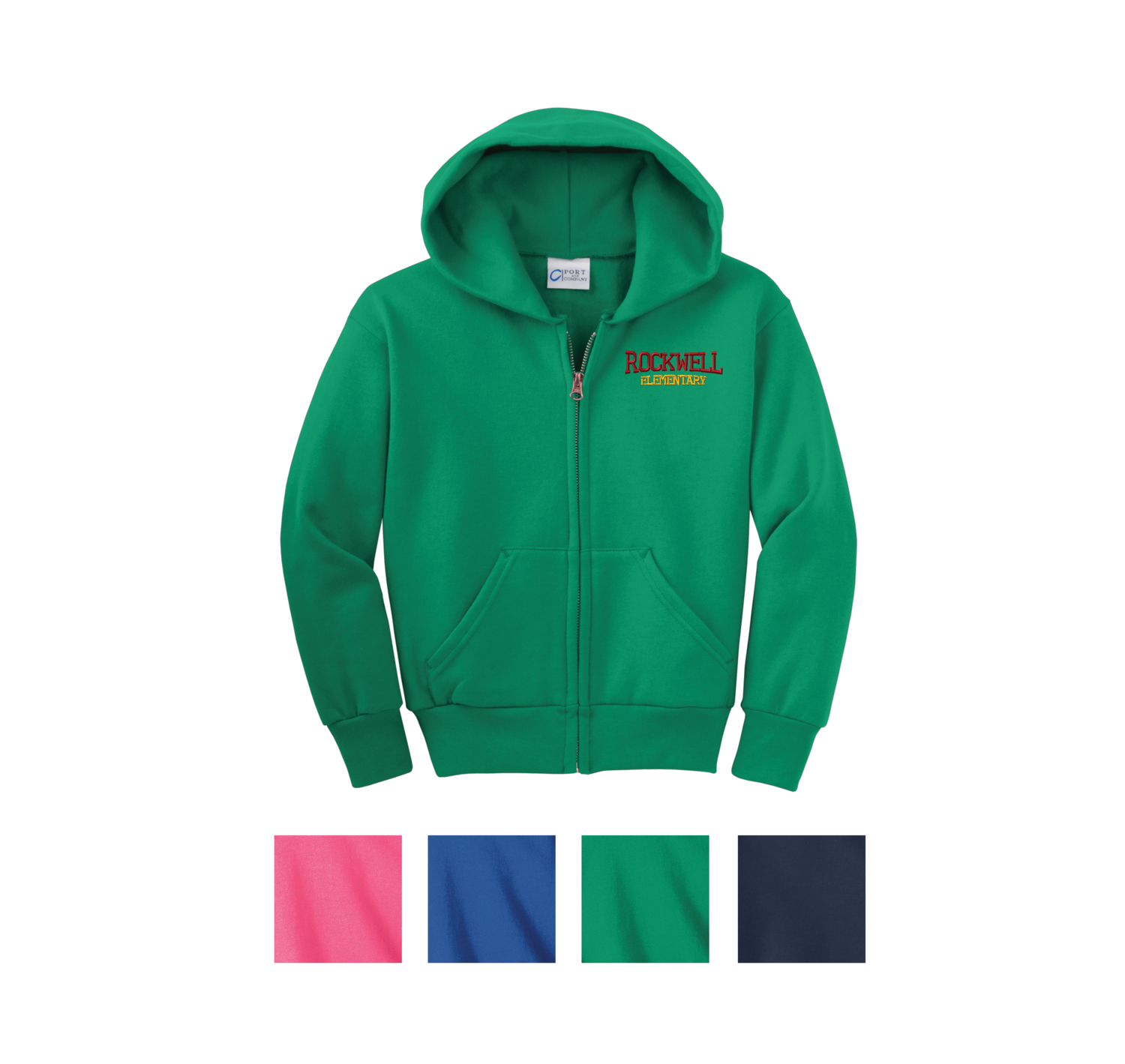 Port & Company® - Zip Up Hooded Sweatshirt