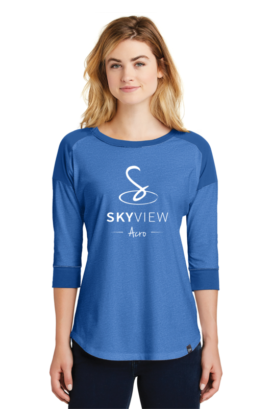Ladies Blend Raglan - Skyview Acro Gym