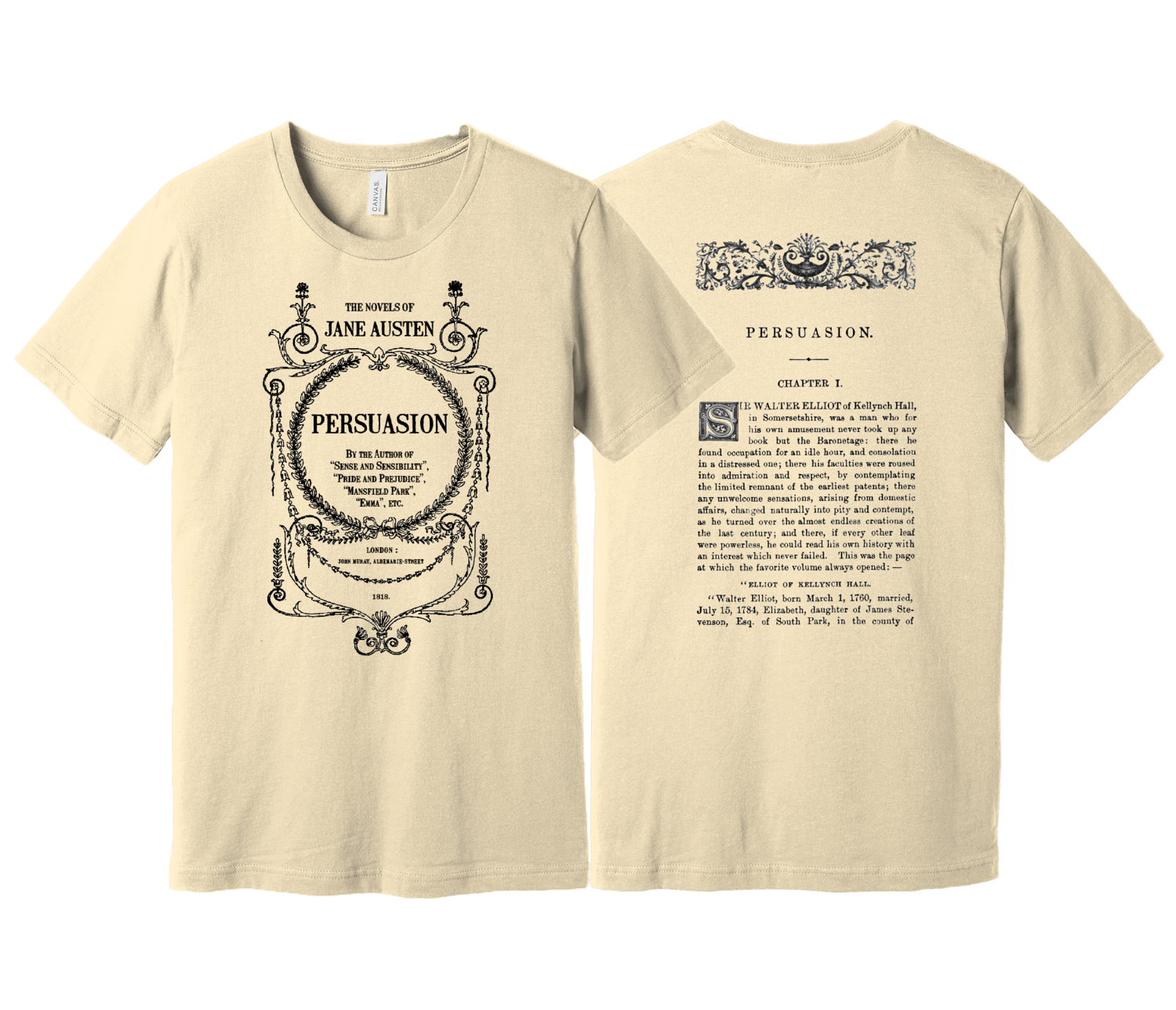 Persuasion by Jane Austen Shirt