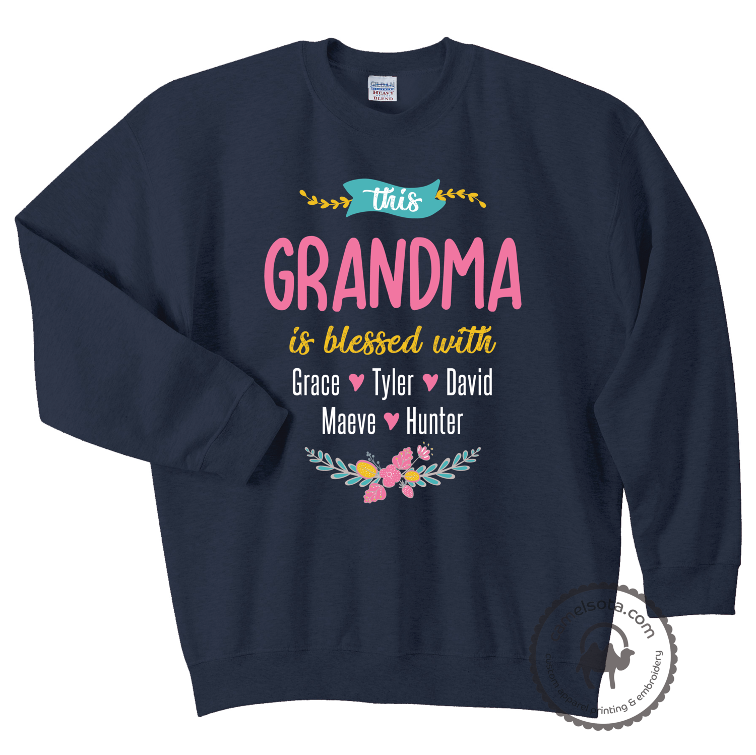This Grandma is Blessed With Grandkids Hoodie and Sweatshirt