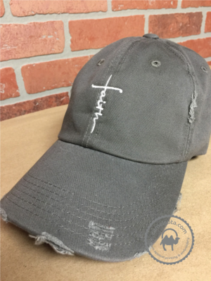Embroidered Faith Hat