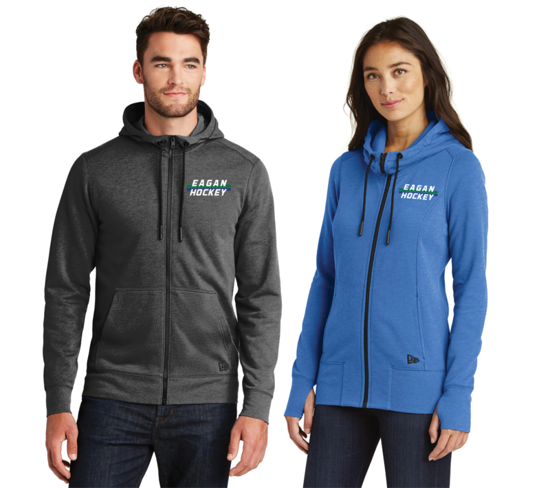 Eagan Hockey Tri-Blend Full-Zip Hoodie