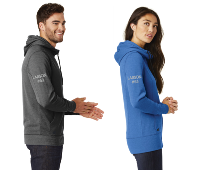 Eagan MatCats Tri-Blend Full-Zip Hoodie