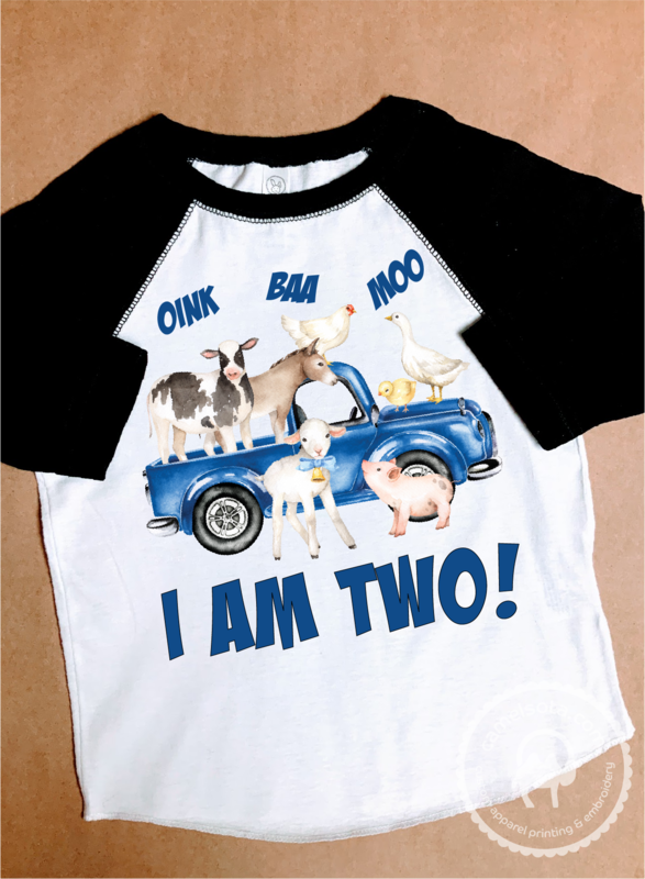 Farm Animal Birthday Shirt