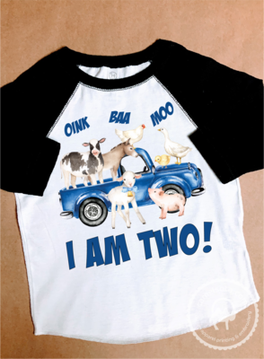 Farm Animal Birthday Shirt