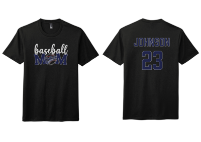 Triblend Tee - Eastview Baseball Mom Shirt