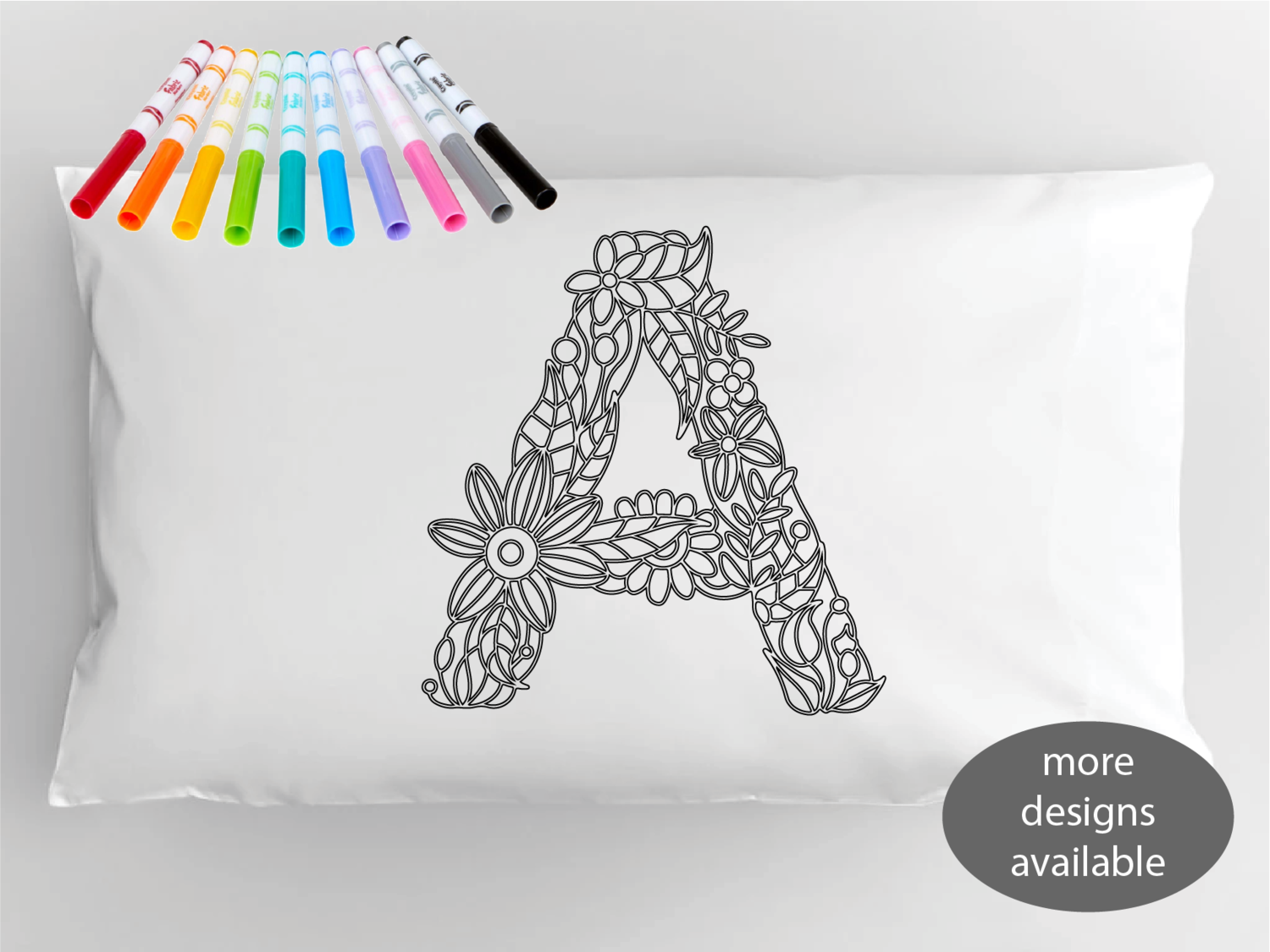 Color-In Your Own Personalized Pillowcase, 20"x29