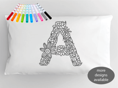 Color-In Your Own Personalized Pillowcase, 20&quot;x29