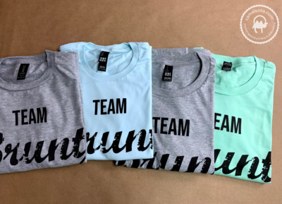 Custom Family Jersey Style Shirts - Black Ink