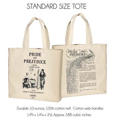 Pride and Prejudice by Jane Austen Tote Bag