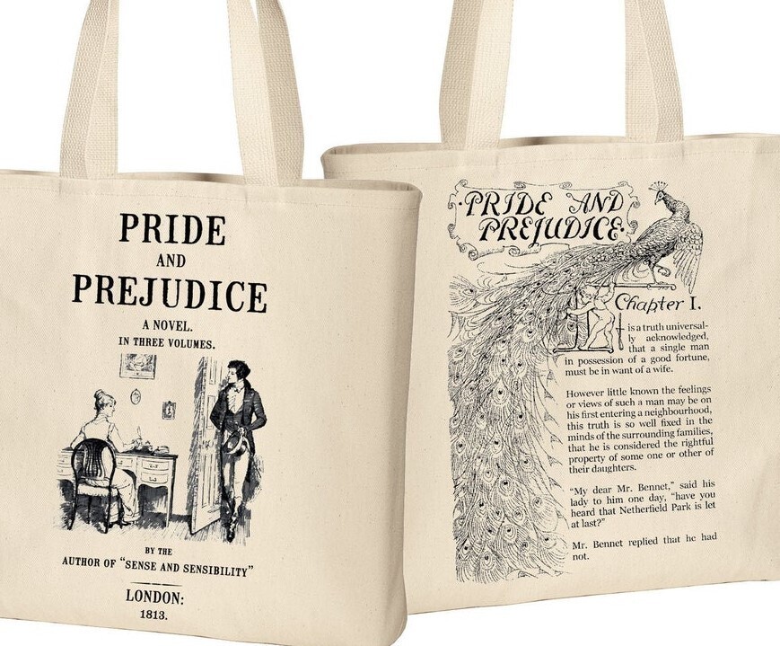 Pride and Prejudice by Jane Austen Tote Bag