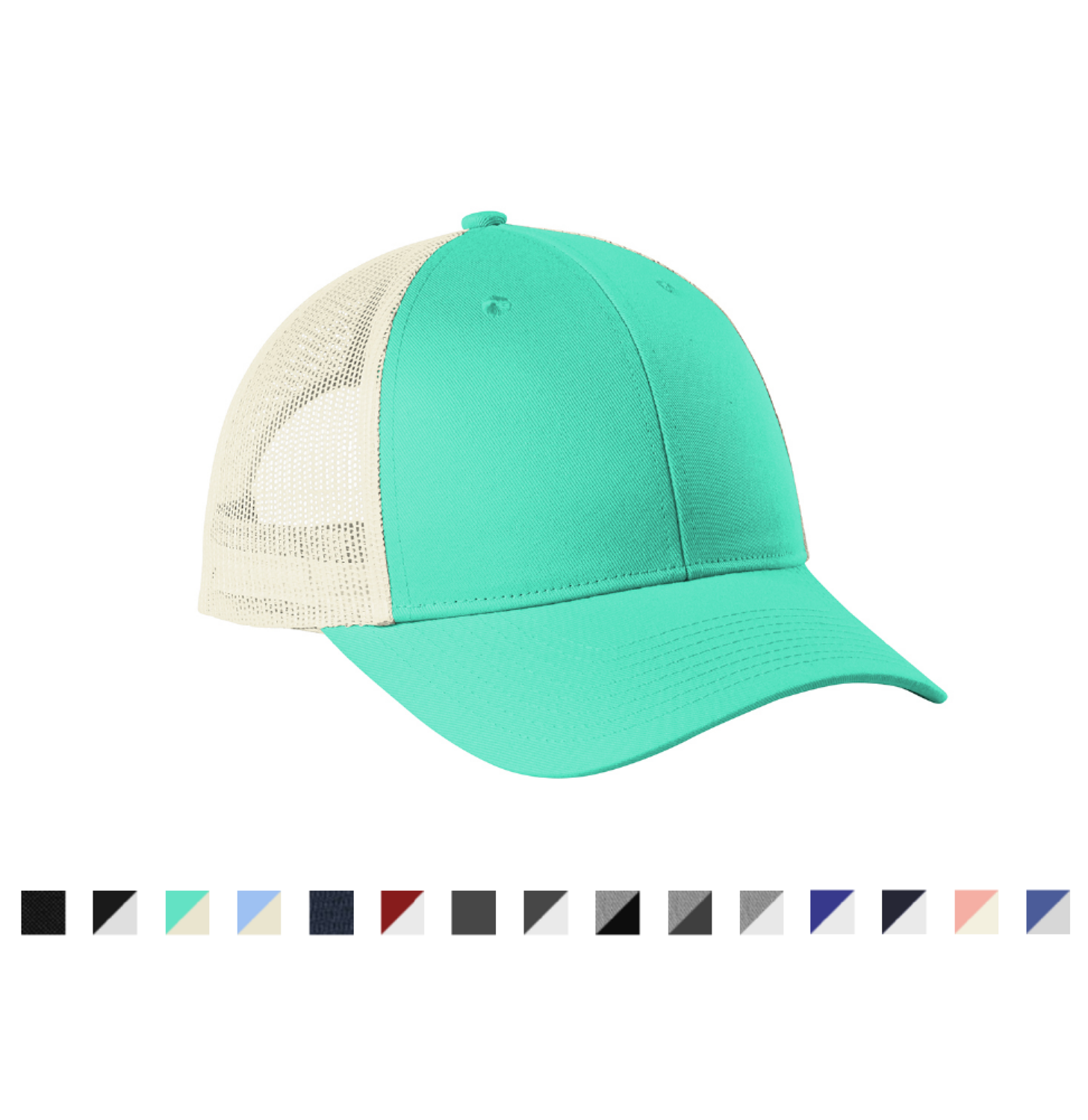 Port Authority Low-Profile Snapback Trucker Cap