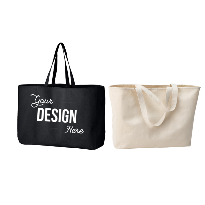 Port Authority Cotton Canvas Jumbo Tote
