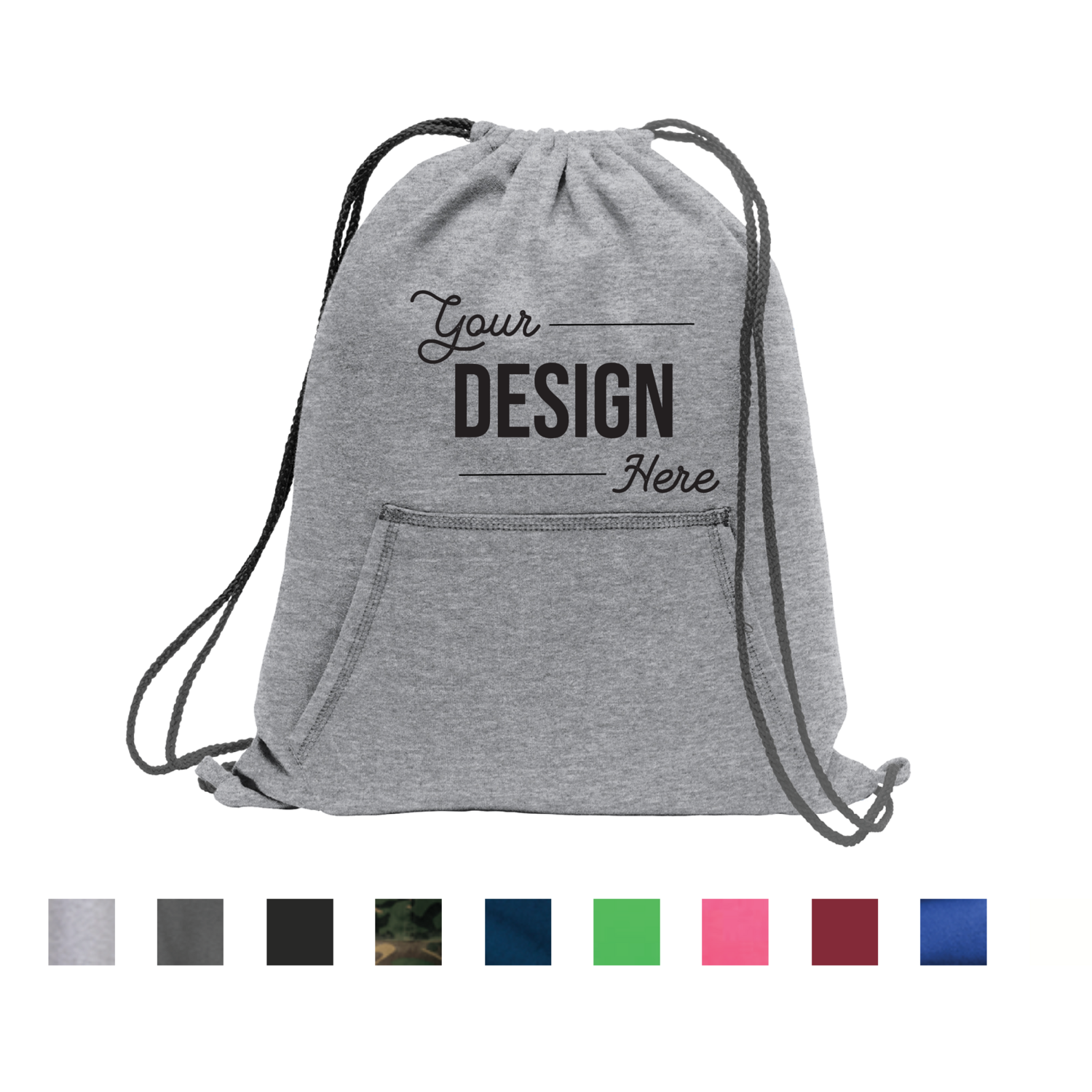 Port & Company Core Fleece Sweatshirt Cinch Pack Bag