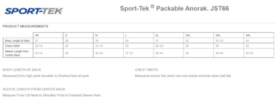 Sport-Tek Anorak Jacket - FOR DANCERS ONLY
