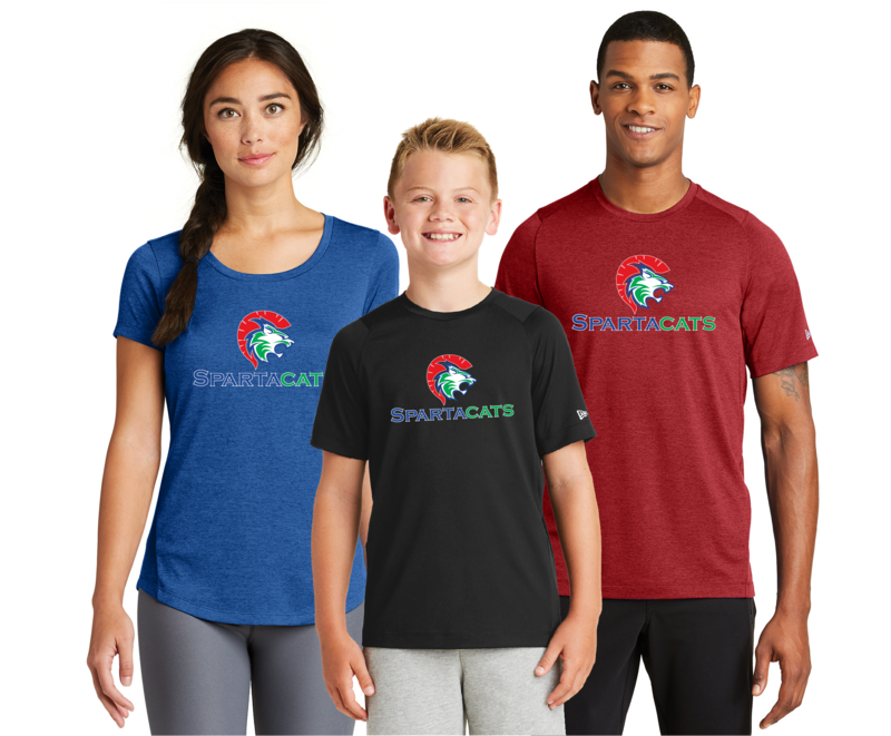 SpartaCats Performance Crew Tee