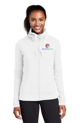 SpartaCats Ladies Sport-Wick Stretch Full-Zip Jacket