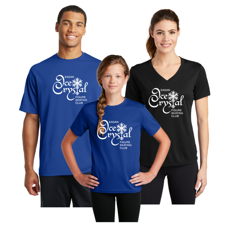 Eagan Ice Crystal PosiCharge RacerMesh Tee