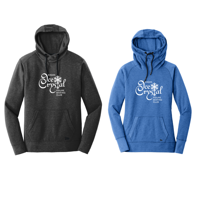 Eagan Ice Crystal New Era Tri-Blend Hoodie