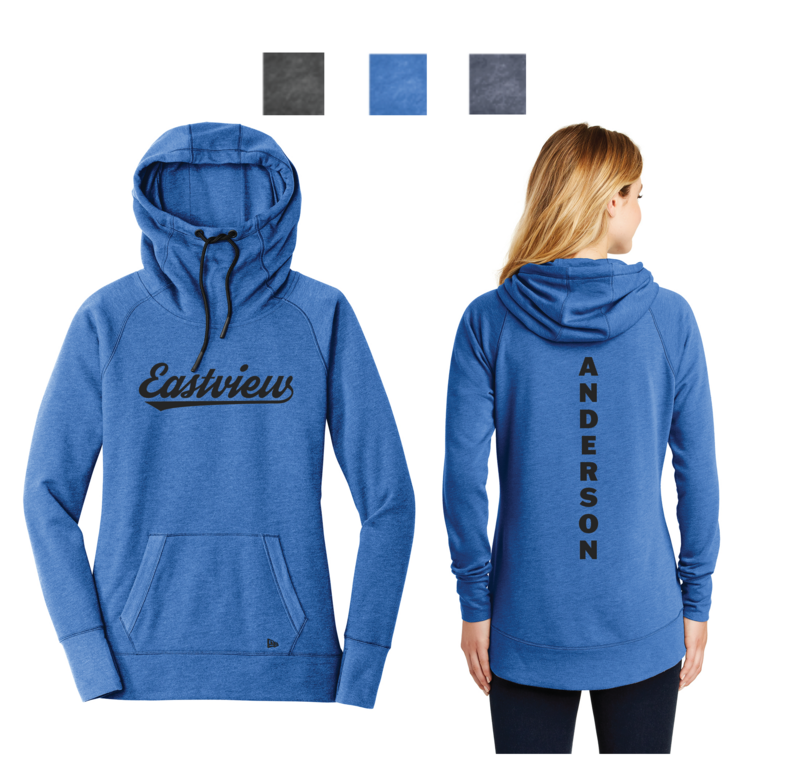 Eastview Lightning - New Era Ladies Tri-Blend Pullover Hoodie