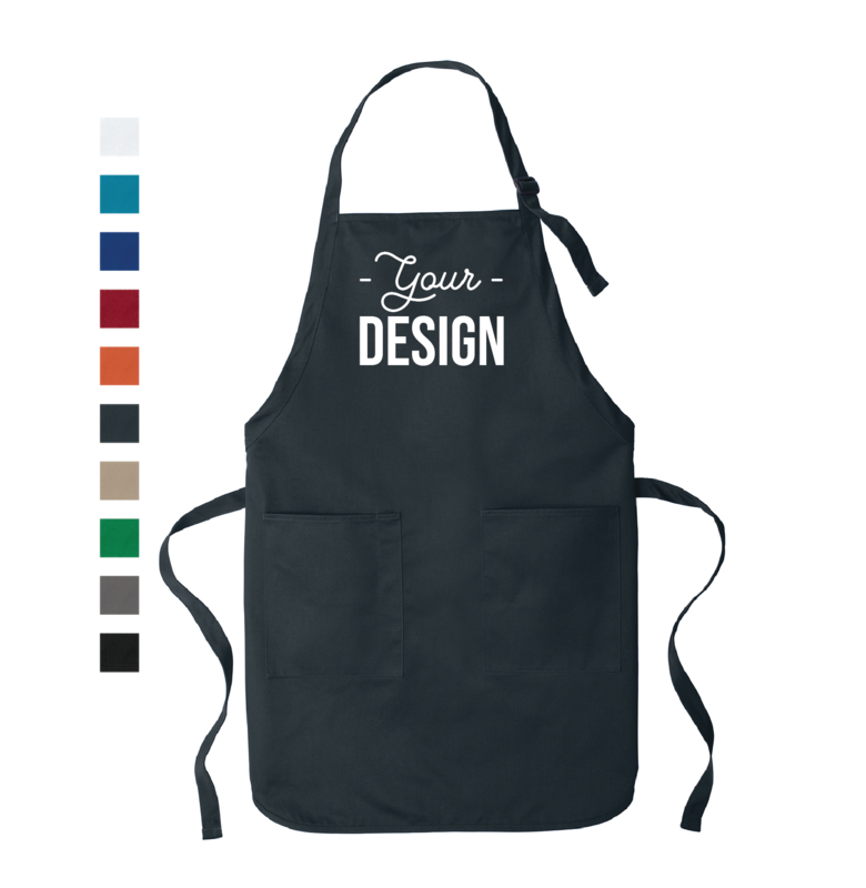 Port Authority Full-Length Two-Pocket Bib Apron