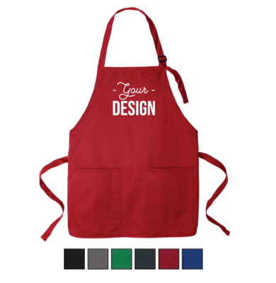 Port Authority Medium Length Two Pocket Apron - Perfect for Kids