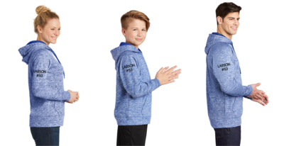 Eagan Lacrosse Sport-Tek PosiCharge Electric Heather Hoodie