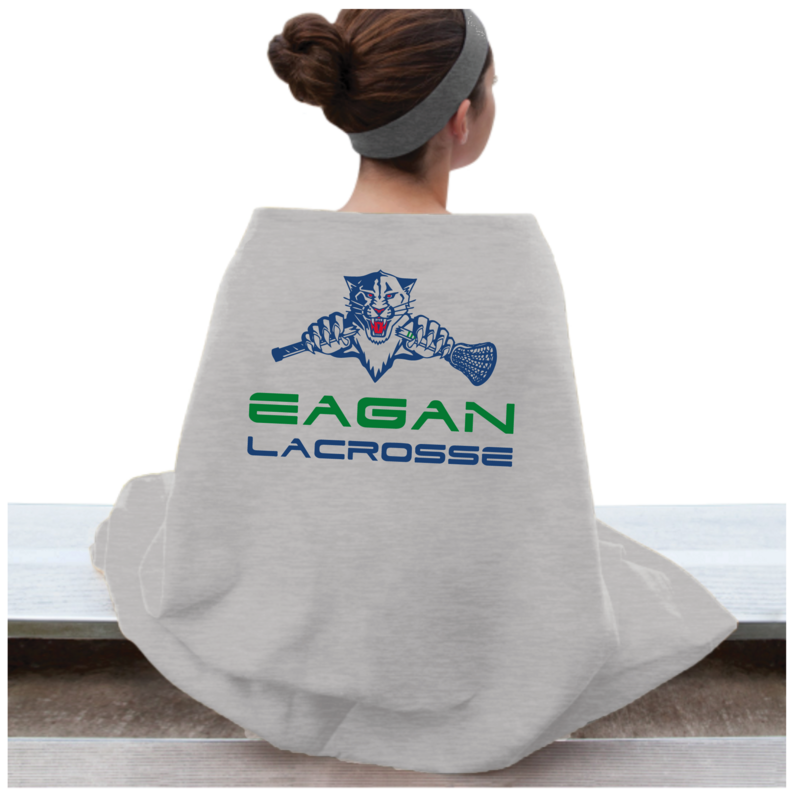 Eagan Lacrosse Sweatshirt Blanket
