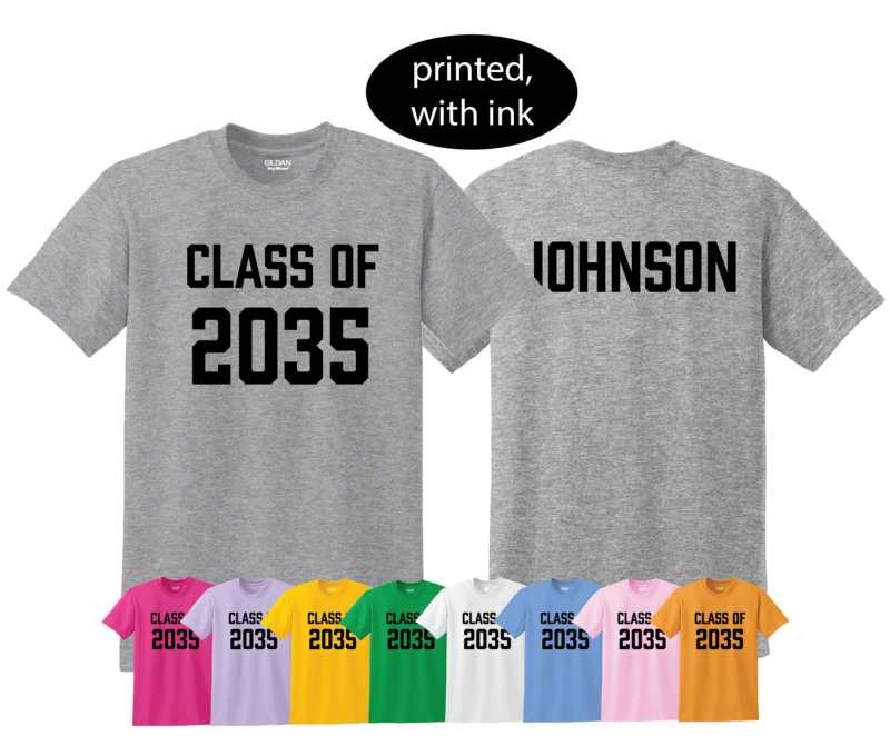 Personalized Class of Grow With Me Shirt