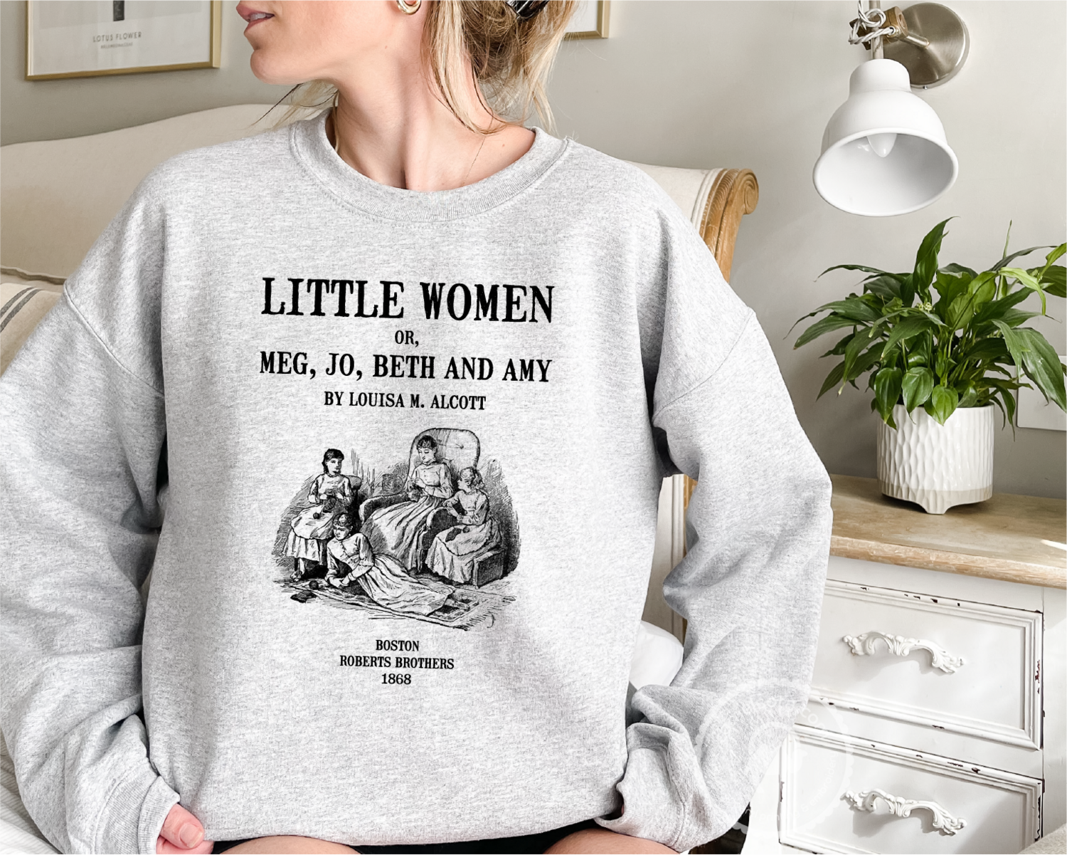 Little Women Sweatshirt, SWEATSHIRT COLOR: GREY