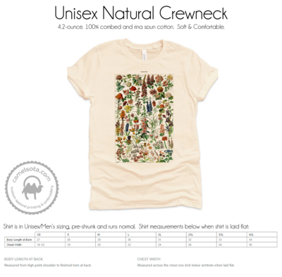 Wildflower Shirt, SHIRT STYLE \ COLOR: Crewneck / Natural