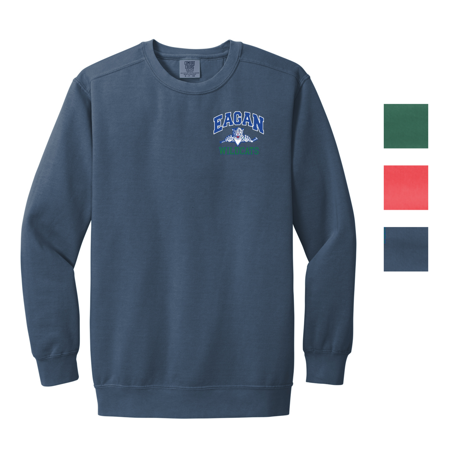 Eagan Hockey Comfort Colors Garment Dyed Sweatshirt