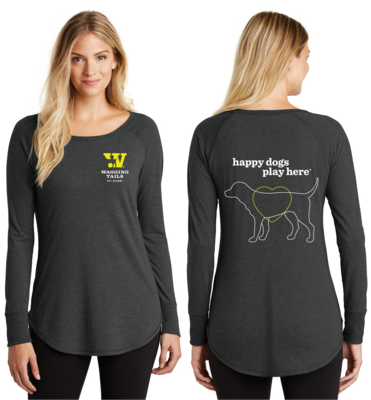 Wagging Tails District Women’s Perfect Tri ® Long Sleeve Tunic Tee