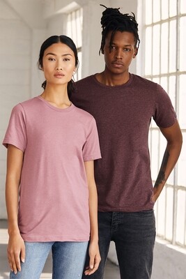 Bella Canvas Heather Blend Unisex Short Sleeve Shirt