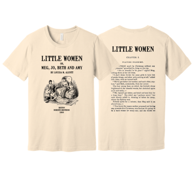 Little Women by Louisa M. Alcott Tee, SHIRT STYLE \ COLOR: Crewneck / Natural