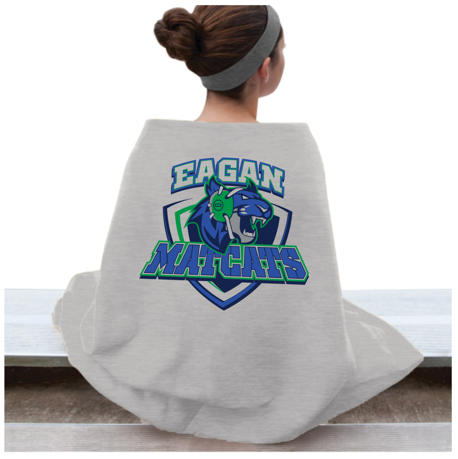 Eagan MatCats Sweatshirt Blanket