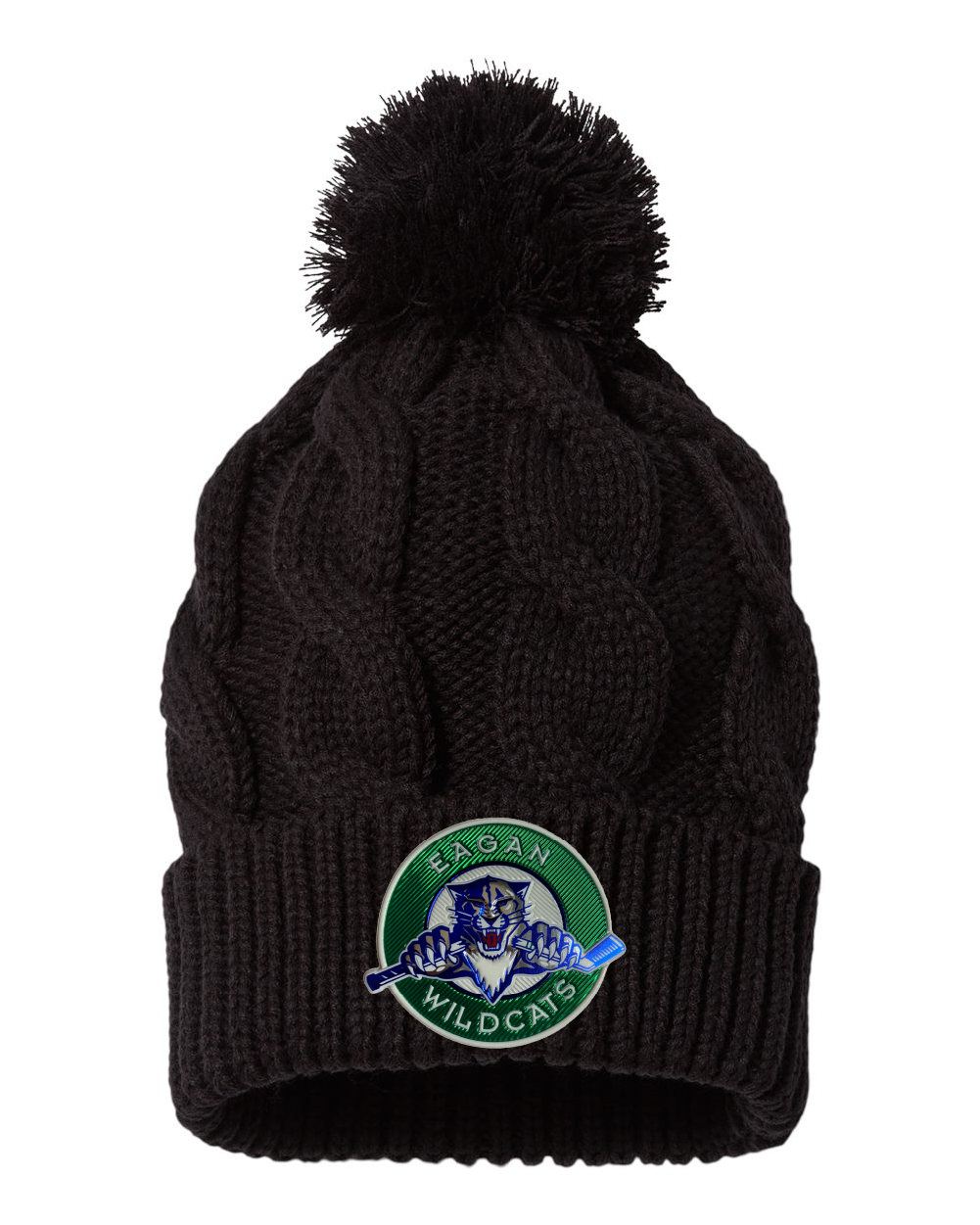 Eagan Hockey Richardson Chunk Twist Cuffed Beanie