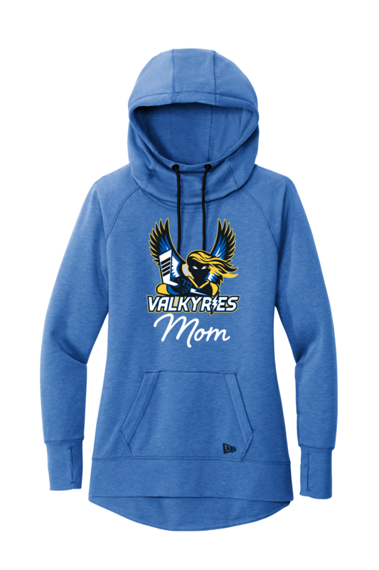 Valkyres Mom New Era Ladies Tri-Blend Pullover Hoodie