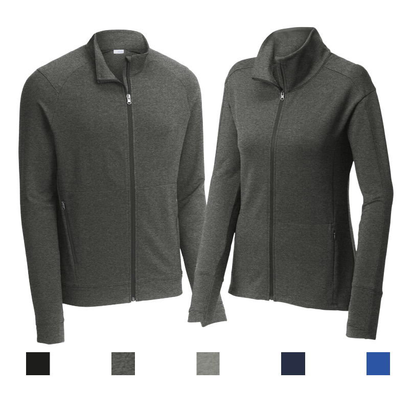 Sport-Tek Sport-Wick Flex Fleece Full-Zip Jacket - Men's & Ladies