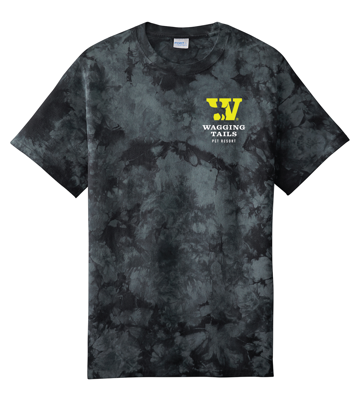 Wagging Tails Port & Company Crystal Tie-Dye Tee Unisex