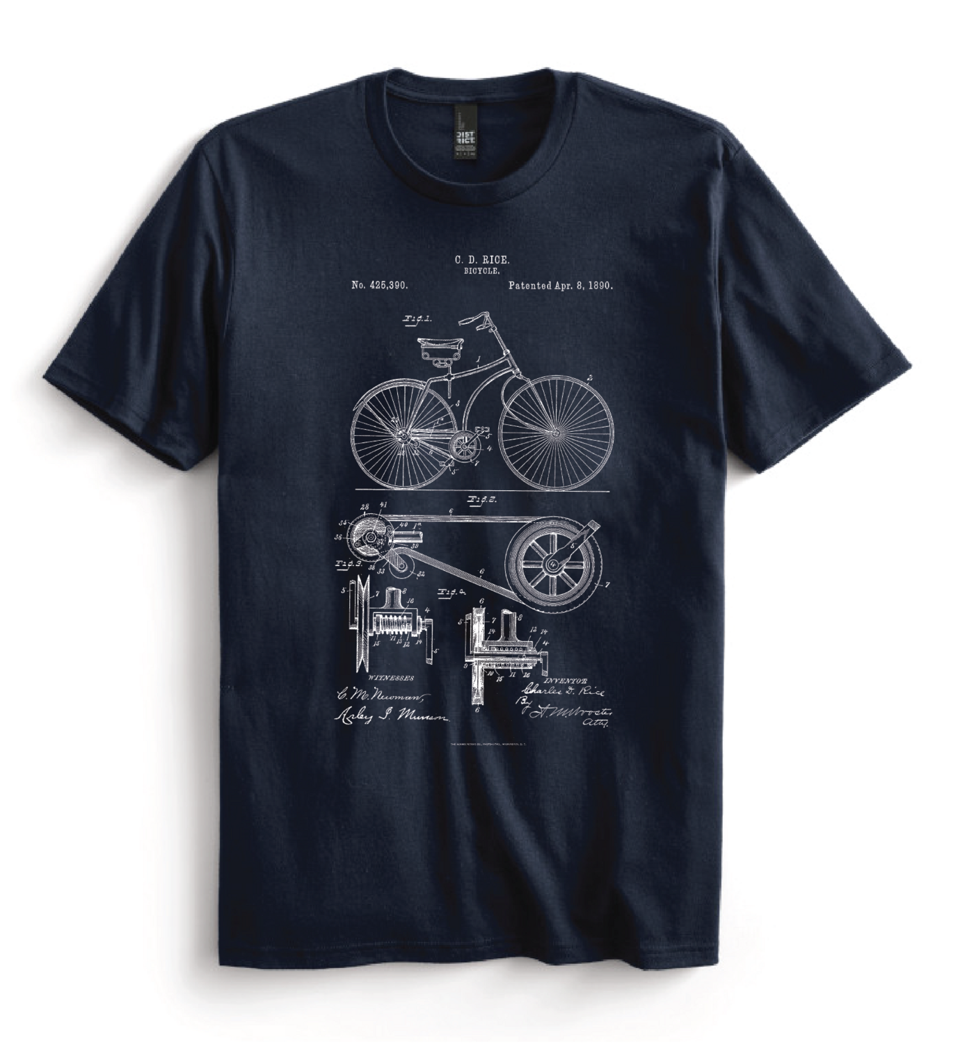 Cycling Patent Shirt, SHIRT COLOR: NAVY