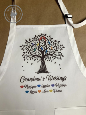 Grandma Tree Blessings Apron