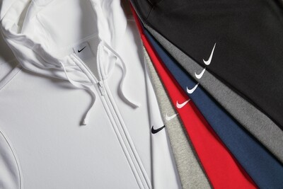 Nike Club Fleece Sleeve Swoosh Full-Zip Hoodie