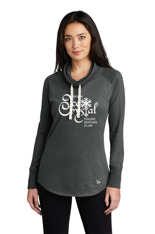 Eagan Ice Crystal Ladies Sueded Cotton Blend Cowl Tee