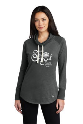 Eagan Ice Crystal Ladies Sueded Cotton Blend Cowl Tee